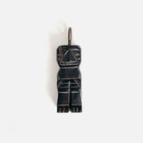 Vintage Hand Carved Ebony Tiki Man Pendant
