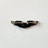 Vintage WWII X-Small Pilot Wing Pin (Coin Silver) (35mm)