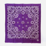 Vintage Paisley Bandana Purple