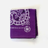 Vintage Paisley Bandana Purple