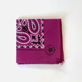 Vintage Paisley Bandana Purple