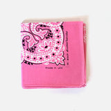 Vintage Flower Bandana Pink
