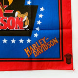 Vintage Harley Davidson Bandana American Legend Red