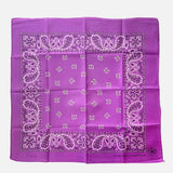 Vintage Paisley Bandana Purple