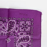 Vintage Paisley Bandana Purple
