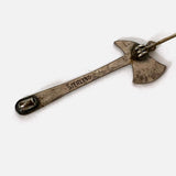 Vintage Sterling Ax Pin