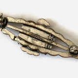 Vintage Sterling Thunderbird Pin with Turquoise