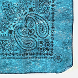 Vintage Paisley Bandana Denim Light Blue