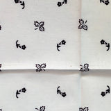 Vintage Flower Bandana White