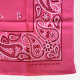 Vintage Paisley Bandana Pink
