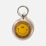 Vintage Smiley Keychain
