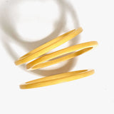 Vintage Bakelite Bracelet Butterscotch Yellow 3pcs/set