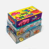 Vintage School Supply Boxes 3pcs/set