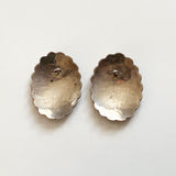 Vintage Sterling Navajo Concho Earrings