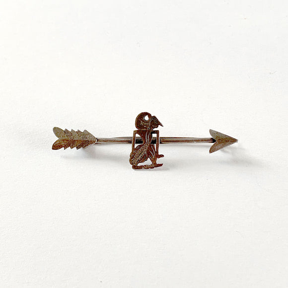 Vintage 800 Silver Aztec Arrow Pin