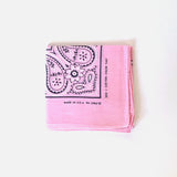 Vintage Paisley Bandana Light Pink