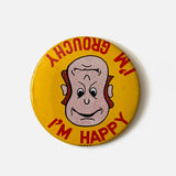 Vintage "I'm happy, I'm grouchy" Pin Button