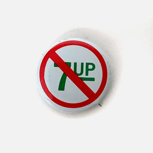 Vintage No 7 Up Pin Button