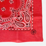 Vintage Paisley Bandana Red