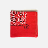 Vintage Paisley Bandana Red