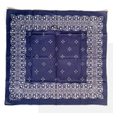 Vintage Deco Paisley Bandana Navy