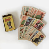 Vintage Animal Rummy Card Game