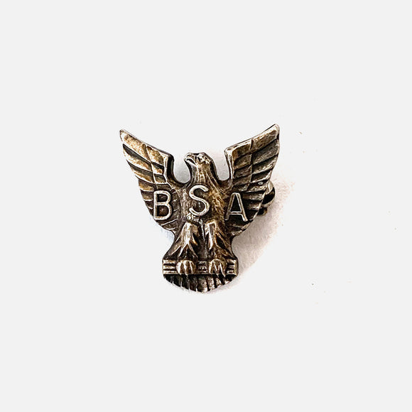 Vintage Sterling BSA Pin