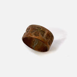 Vintage Solid Copper Bell Trading Thunderbird Ring